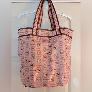 Hello Kitty Pink Book Bag w/ Bakery Print